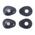 R&G Racing Adapters, Micro indicators (set of 4) for Suzuki SV650 '03-'22, SV1000 '97-'15, GSXR600/750 '96-'00